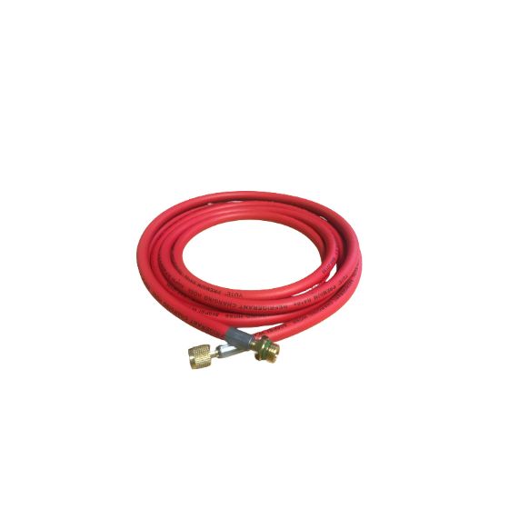 Billede af Fyldeslange 1/4"xM14 , 3M, Rød