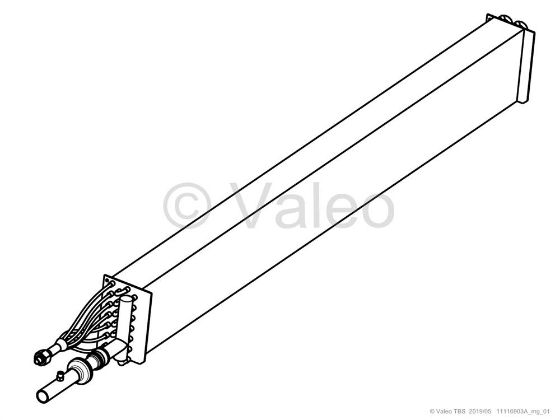 Billede af Fordamper RH 25x19x1500