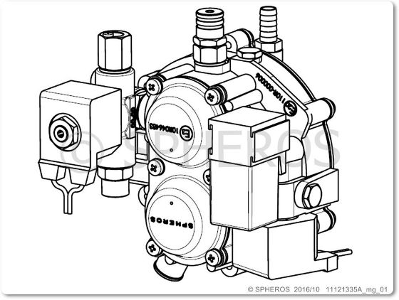 Billede af Gasregulator ny model LERA stik til GBW