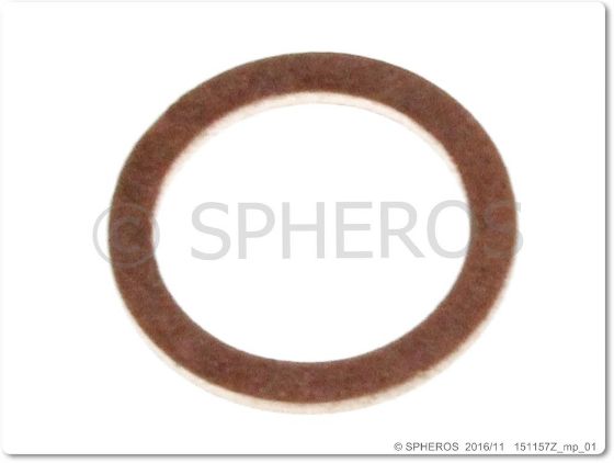 Billede af Pakningsring 10X14 kobber