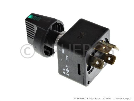 Billede af Kontakt m. lys 24V