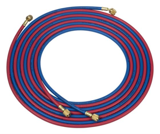 Billede af Fyldeslange 500cm 1/4"/Rød