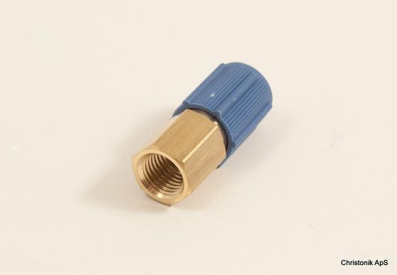 Billede af Konverteringsnippel 1/4" x LP lige messing