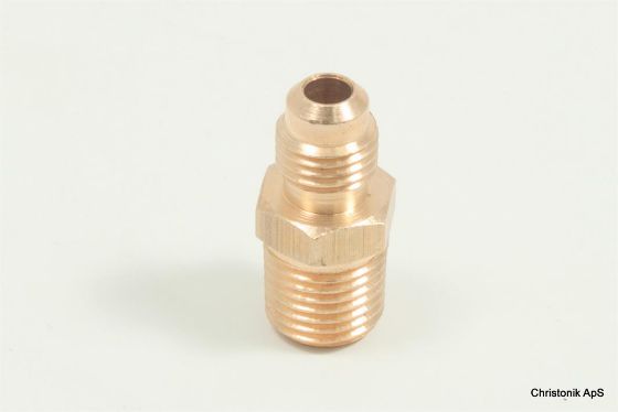 Billede af Nippel, 1/4"fl.x1/4"NPT, U1-4B