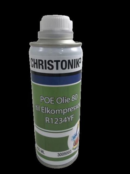 Billede af POE Olie, viskositet 80 til Elkompressor med kølemiodlet R1234YF 250ml