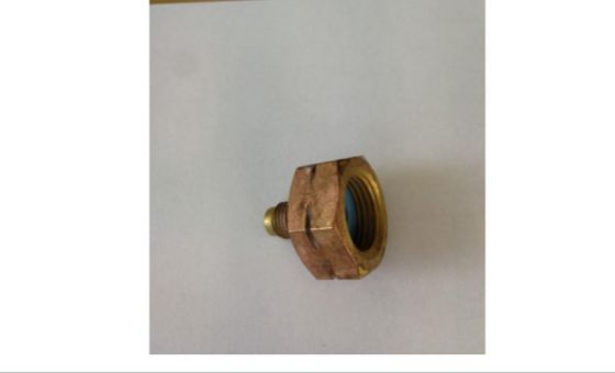 Billede af Adapter 21,8mm F x 1/4"M links gevind